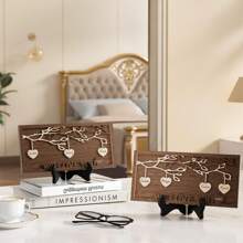 Gifts For Mom: Personalized 3D Wood Family Tree Sign With Custom Names, Mother's Day Gifts For Mom Ornamental,Reusable Exquisite,Stylish,High-Quality,Vintage Custom,Personalized,Unique Ideal Gifts For Him Her,Boyfriend,Girlfriend,Mom,Dad,Family,Friends For Anniversaries,For Valentine's Day,For Mother's Day,For Birthdays,For Children's Day,For Father's Day,For Graduation,For Weddings,For Housewarming Living Room,Bedroom,Tea Room,Home,Dining Room,Office,School, Valentine Day, Valentine Day Decor