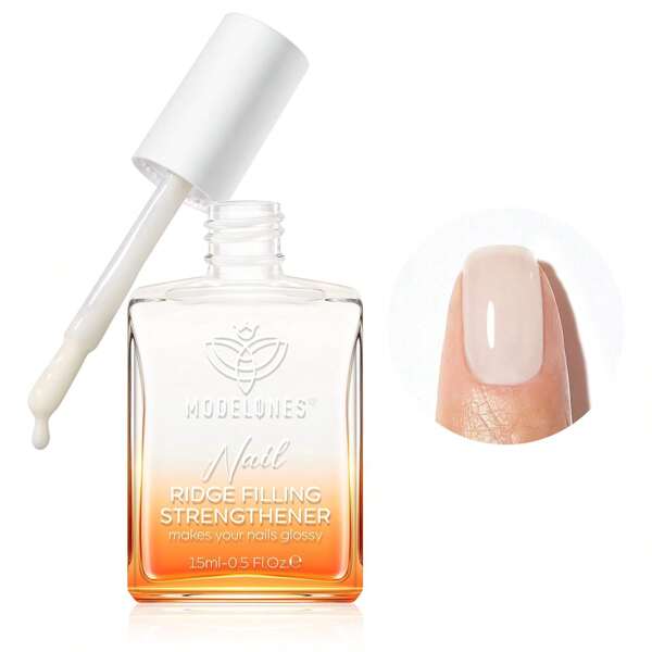 MODELONES Modelones Nail Hardener Extra Strong 8-in-1, Nail Care Products, Nail Hardener for Brittle Nails, Groove Filler, Nail Repair, Nail Growth Formulas, Nail Strengthener, Nail Hardener, Nail Oil, Base
