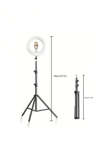 10inch Ring Light With Stand And Phone Holder Cheap Ring Light With Stand 45 Inches - Black - View 2