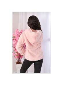 Blusa Infantil e Juvenil Teddy com Capuz Blusa Fechada Para o Inverno (BINF506)