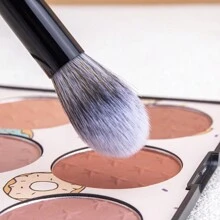 1pc #79 Contour Brush For Highlighting And Contouring Makeup, Synthetic Hair,Foundation Brush,Concealer Brush,Blush Brush,Contour Brush,Blush Brush,Bronzer Brush,Powder Brush,Foundation Brush,Blush Brush - Black - View 6