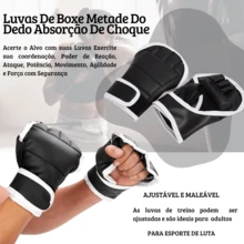 Impact Reducing Safety Gloves - Đen và trắng - Xem 2