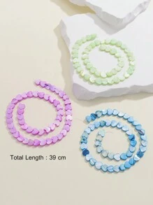 45 Stück herz-förmige DIY Perlen für Valentinstag