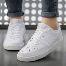 Nike 女款 COURT VISION 低帮休闲运动鞋 CD5434-100 - 白色 - 查看 1
