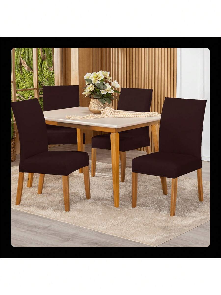 Chair Covers - Rust Brown - View 1