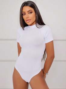 Women Bodysuits - White - View 1
