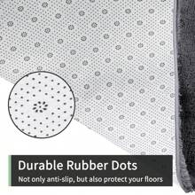 Treeboy Fluffy Area Rug Thick & Shaggy Carpet For Living Room & Bedroom Floor, Home Decor Anti-Slip Soft Carpet Floor Mat - Grey - View 5
