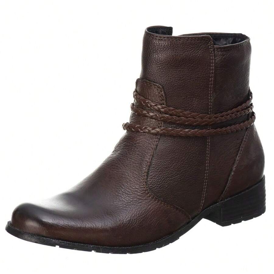 Women Mid-Calf Boots - 咖啡棕 - 查看 1