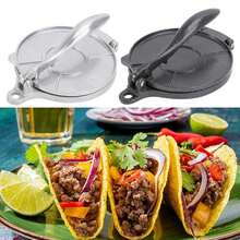 1 Máy Ép Bánh Tortilla Bằng Nhôm Gốm, Máy Làm Bột Bánh Dẹt Ngô, Máy Ép Bánh Bao Da - màu đen - Xem 5