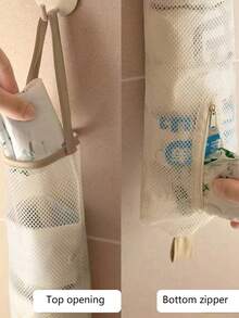 1 pieza - Bolsa de almacenamiento de bolsa de basura para el hogar, Bolsa de extracción de bolsa de plástico montada en la pared de la cocina, Bolsa de almacenamiento colgante - Multicolor - Ver 4