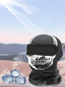 UV Protection Ski Mask For Men - Full Face Cover Balaclava For Outdoor Activities And Motorcycle Riding - White - View 3