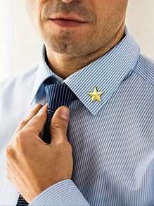 4pcs/Set Small Size Alloy Star Fashion Brooch Pin For Clothing Bag Hat Decoration Pin For Clothes Bag Charm Backpack For School