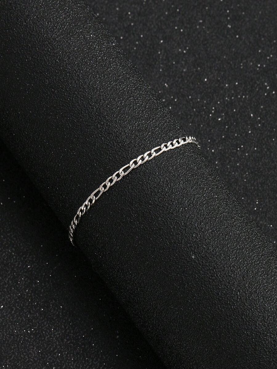 1pc Minimalist 1:3 NK Figaro Chain Bracelet For Girls For Party