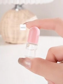 Pink Glass Roller-Bearing 5pcs Mini Travel Portable Perfume Essential Oil Packaging Bottle For 2ML - Multicolor - View 4