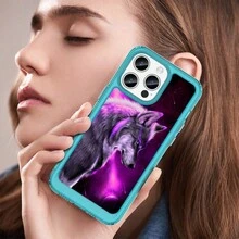 Funda de teléfono de lujo colorida y llamativa compatible con OPPO A79 5G A78 A98 A97 A96 A77S A77 A58X A58 A57S A57E A57 A56S Find X6 Pro Find X5 Pro Find X5 Lite F23 F21 Pro A2X A2 A1 Lite A1X A1 Pro, material de TPU+PC, sensible y compatible con los botones, de grosor moderado, antirraídas y antihuellas - Azul transparente - Ver 8