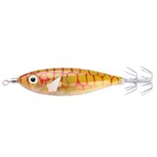 HENGJIA 1PC 8cm 6g Horizontal Squid Jigs Fishing Lure Artificial Squid Hook Jigging Baits For Sea Fishing Cuttlefish Luminous - Multicolor - View 11