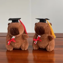 Gorro de médico de estilo aleatorio, juguete de peluche de Capybara médico, regalo para actividades en centros comerciales, regalo de Pascua, artículo para lanzar en bodas