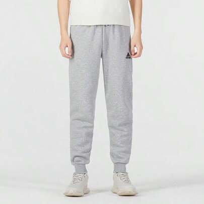 Adidas Pantalones de hombre estilo novio, pantalones deportivos con forro térmico nuevos para primavera 2024, pantalones casuales cálidos Hl2230