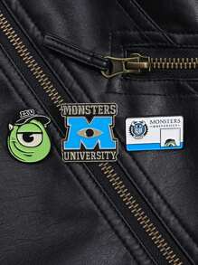 3pcs Cartoon Fashion Enamel Brooch Badge, Creative, Fun, Suitable For Daily Holiday Wear