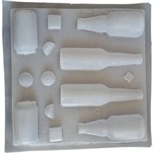 Molde Para Gelatina En Forma de Cerveza y Latas de Refresco Dia del Padre - Blanco - Ver 3