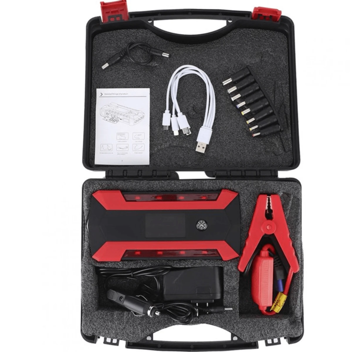 Car Jump Starter - Red - View 1