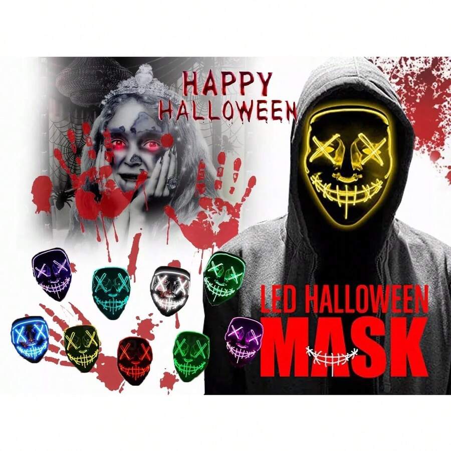 Party Masks - Yellow - View 1