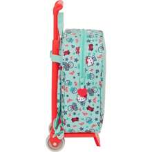 Sanrio | RUGZAK MET TROLLEY 805 HELLO KITTY "SEA LOVERS" - Officieel gelicentieerde rugzak met trolley - Praktische en veelzijdige rugzak - Stevige en duurzame rugzak - Modern en functioneel ontwerp