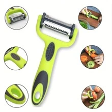 1pc Multifunctional Rotatable Fruit & Vegetable Peeler, Shredder & Slicer For Melons, Potatoes, Cucumbers, And Carrots
