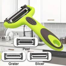 1pc Multifunctional Rotatable Fruit & Vegetable Peeler, Shredder & Slicer For Melons, Potatoes, Cucumbers, And Carrots