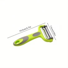 1pc Multifunctional Rotatable Fruit & Vegetable Peeler, Shredder & Slicer For Melons, Potatoes, Cucumbers, And Carrots