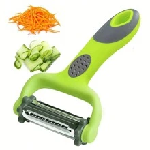 1pc Multifunctional Rotatable Fruit & Vegetable Peeler, Shredder & Slicer For Melons, Potatoes, Cucumbers, And Carrots