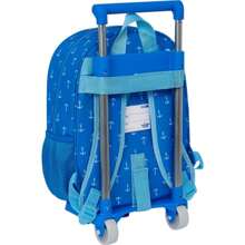 Disney | SAC À DOS AVEC TROLLEY 705 DONALD CHILDREN - Sac à dos avec chariot sous licence officielle - Sac à dos pratique et polyvalent - Sac à dos résistant et durable - Design moderne et fonctionnel