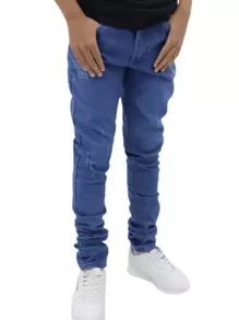 Kit Of 3 Jeans And Twill Pants For Children, Ages 10 To 16, Boys - 彩色 - 查看 2