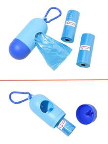 Random 3 Rolls/45pcs Disposable Diaper Bags + 1 Storage Box (Bag Size: 30x22cm When Unfolded) For Stroller And Outdoor Use, Clean Up Kids Garbage