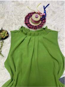 Women Tank Tops & Camis - 薄荷綠 - 查看 2