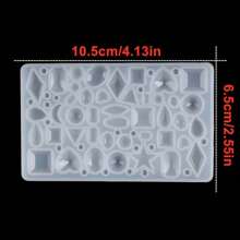 1 Máy Tính Thời Gian Đá Quý Khuôn Silicon Cho Trang Sức Bông Tai Mặt Dây Chuyền Bộ Dụng Cụ UV Nhựa Dính Mặt Dây Chuyền Nữ Trang Sức Đúc Khuôn Silicon thủ Công - Khuôn đá quý - Xem 15