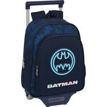 DC Comics BACKPACK WITH TROLLEY 705 BATMAN "LEGENDARY" - Officially Licensed Backpack With Trolley - Practical And Versatile Backpack - Resistant And Durable Backpack - Modern And Functional Design - Multicolor - View 1