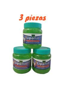 Liporub 3 PZ Reafirmante Reductor de medidas y papada - Verde - Ver 1