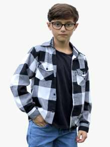 Young Boys Coats - Đen và trắng - Xem 1