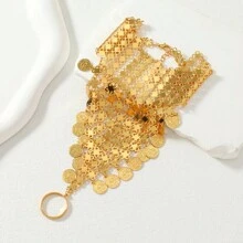 Braccialetto da dito sexy in maglia di ferro con catena per gioielli di commercio estero, accessori da festa in stile europeo e americano