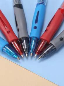 10pcs Exclamation Mark Design Click Ballpoint Pens For Students Exams, Creative Stationery Office Supplies - Multicolor - View 8