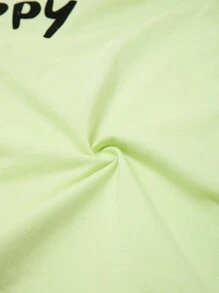 zosee 少女手繪風格短袖/長袖T恤，2024年夏季新款服裝，時尚半袖T恤 - 綠色 - 查看 10