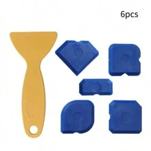 5/6/9pcs Grouting Tool Set, Including Grout Scrapers, Sealant Smoothing Brushes, Plastic Spatulas, For Tile Installation