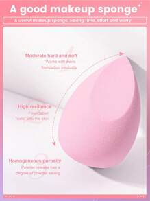 9 pièces Set d'éponges de maquillage : Avec 3 houppettes à poudre pour le bout des doigts, 3 houppettes triangulaires de maquillage et 3 éponges de maquillage, convient pour le fond de teint, l'ombre à paupières, outils de beauté et de maquillage