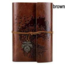 Leather Journal With 2 Pockets, Travel Diary, Vintage Refillable Writing Notebook For Women, Men, Girls & Boys, 100GSM Blank Paper, 160 Pages (A6 7.3inch X 1.1.2inch) Back To School - Multicolor - View 11