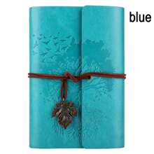 Leather Journal With 2 Pockets, Travel Diary, Vintage Refillable Writing Notebook For Women, Men, Girls & Boys, 100GSM Blank Paper, 160 Pages (A6 7.3inch X 1.1.2inch) Back To School - Multicolor - View 9