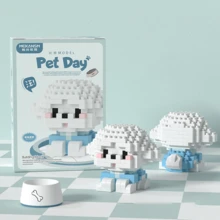 1 Quà tặng ngày lễ bốn mùa/Mèo con và chó con lắp ráp đồ trang trí khối xây dựng/Mèo dễ thương. Dòng sản phẩm Khối xây dựng dành cho chó / Đồ trang trí ô tô / Bàn cạnh giường ngủ trong nhà Đồ trang trí văn phòng / Có thể dùng làm quà tặng sinh nhật. Quà tặng Lễ tạ ơn Trang trí phòng - Nhiều màu - Xem 8