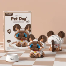 1 Quà tặng ngày lễ bốn mùa/Mèo con và chó con lắp ráp đồ trang trí khối xây dựng/Mèo dễ thương. Dòng sản phẩm Khối xây dựng dành cho chó / Đồ trang trí ô tô / Bàn cạnh giường ngủ trong nhà Đồ trang trí văn phòng / Có thể dùng làm quà tặng sinh nhật. Quà tặng Lễ tạ ơn Trang trí phòng - Nhiều màu - Xem 9