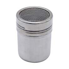 1 pezzo Agitatore di cioccolato in acciaio INOX, setaccio di zucchero a velo, cacao e farina di caffè strumenti per la cottura.