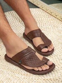 Men Arabic Style Comfortable Flip Flops,  Thobe Sandals, Beach Slippers For Men